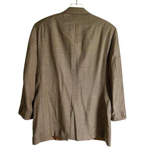 Alexander Julian Classics Sportscoat Blazer Wool Houndstooth Pattern Men's 44L - Picture 6 of 14
